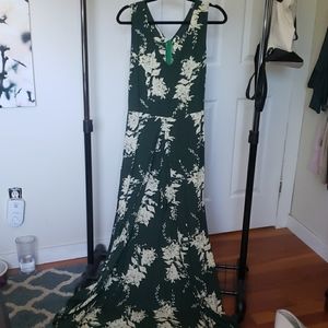 Custom made romper with long skirt over shorts